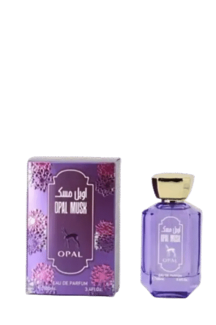 Opal Musk Parfum 100ml bottle showcasing its elegant design.