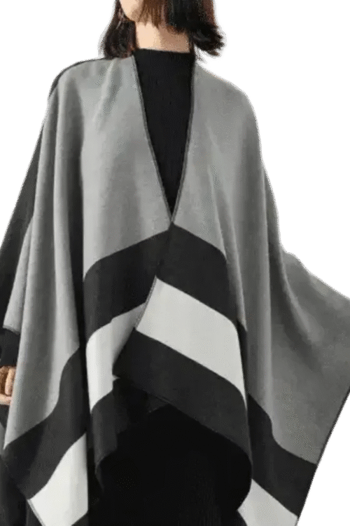 Open Front Poncho Shawl